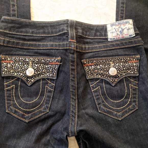 TRUE RELIGION Hi-rise bootleg. Size 28 - Picture 2 of 6